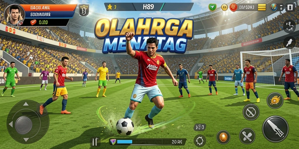 Tampilan gameplay olahraga H89 yang seru dan kompetitif.