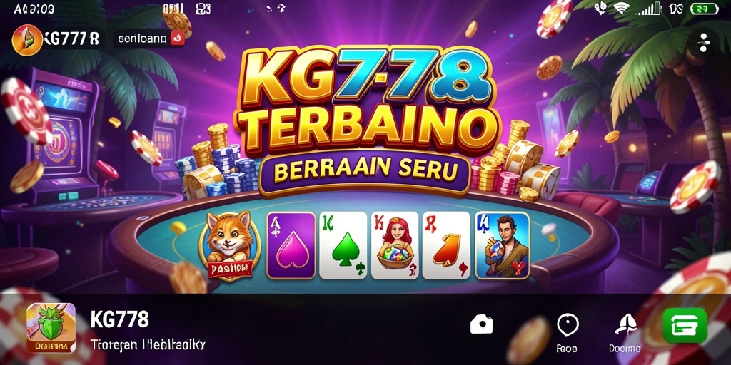 Screenshot KG778 menunjukkan keseruan gameplay Kasino yang mendebarkan.