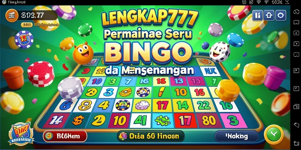Gameplay Bingo yang seru dan interaktif di LENGKAP777.