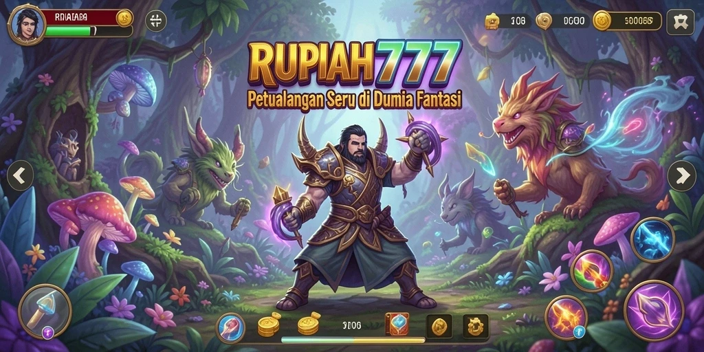 Tampilan gameplay seru dari RUPIAH777 saat menjelajahi dunia petualangan.