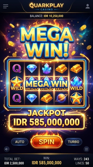 Antarmuka pengguna yang ramah di quarkplay, memudahkan navigasi aplikasi.